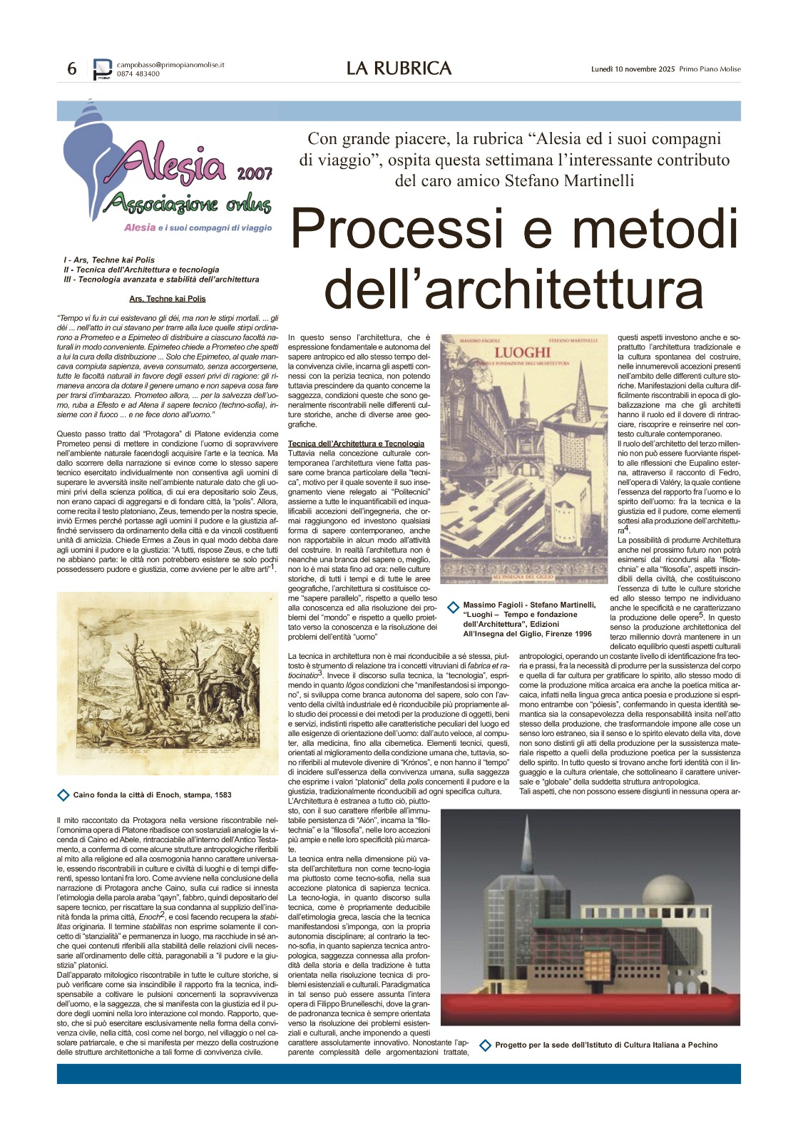 PROCESSI E METODI DELL’ARCHITETTURA – III. Tecnologia avanzata e stabilità dell’Architettura